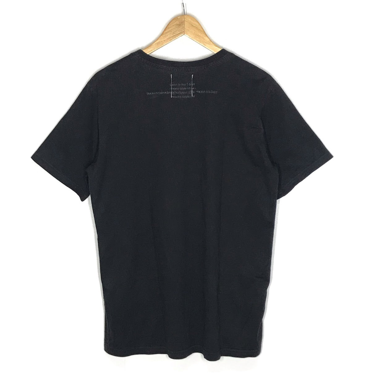 TAKAHIRO MIYASHITA TheSoloist. | タカヒロミヤシタソザソロイスト Crew Neck s/s tee 半袖Ｔシャツ samc.0001 ブラック サイズ：48【倉吉店】【代金引換不可・日時指定不可】【ポスト投函】