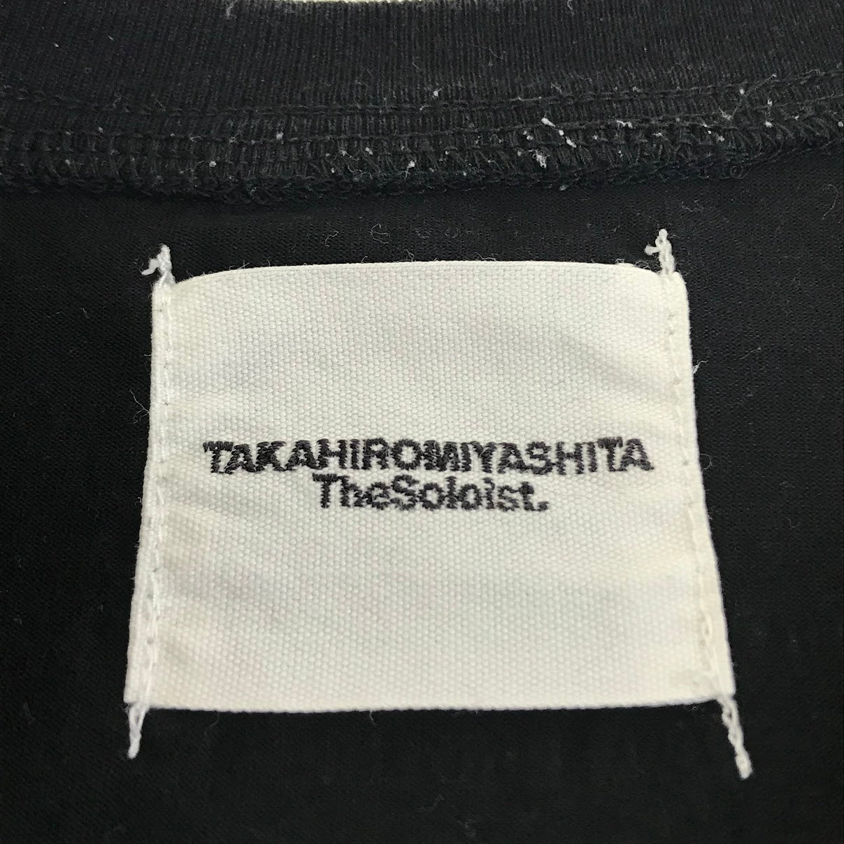 TAKAHIRO MIYASHITA TheSoloist. | タカヒロミヤシタソザソロイスト Crew Neck s/s tee 半袖Ｔシャツ samc.0001 ブラック サイズ：48【倉吉店】【代金引換不可・日時指定不可】【ポスト投函】