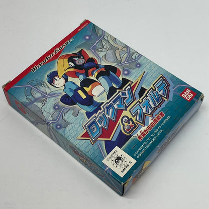 【尾張小牧店】WS ロックマン＆フォルテ 未来からの挑戦者　※本体未所持の為、動作未確認・ハガキあり･箱傷み ワンダースワン【ポスト投函】【代引き不可】【レトロ】【中古】