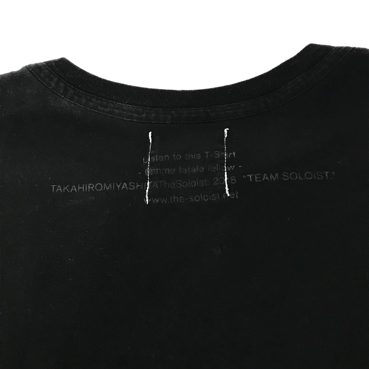 TAKAHIRO MIYASHITA TheSoloist. | タカヒロミヤシタソザソロイスト Crew Neck s/s tee 半袖Ｔシャツ samc.0001 ブラック サイズ：48【倉吉店】【代金引換不可・日時指定不可】【ポスト投函】