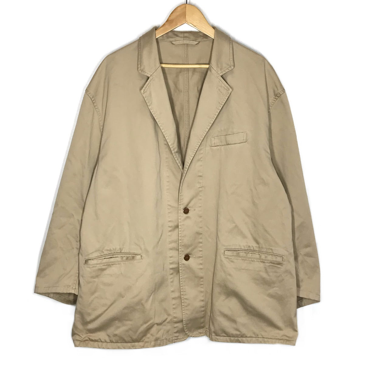 Graphpaper | グラフペーパー Suvin Chino Oversized Jacket テーラードジャケット GM223-20143B ベージュ【倉吉店】