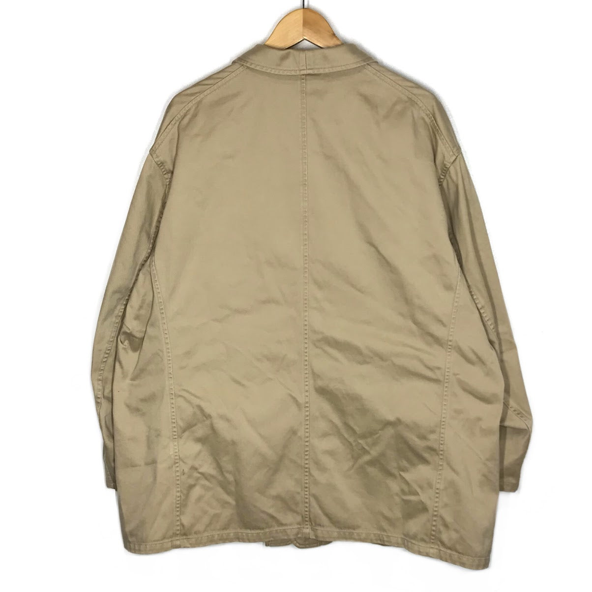 Graphpaper | グラフペーパー Suvin Chino Oversized Jacket テーラードジャケット GM223-20143B ベージュ【倉吉店】