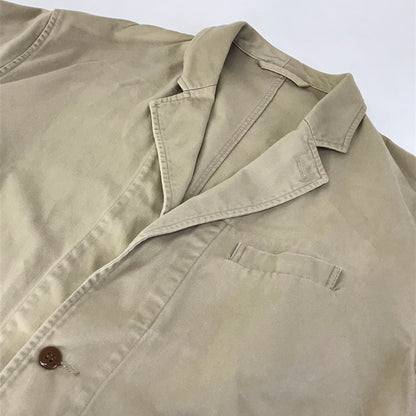 Graphpaper | グラフペーパー Suvin Chino Oversized Jacket テーラードジャケット GM223-20143B ベージュ【倉吉店】