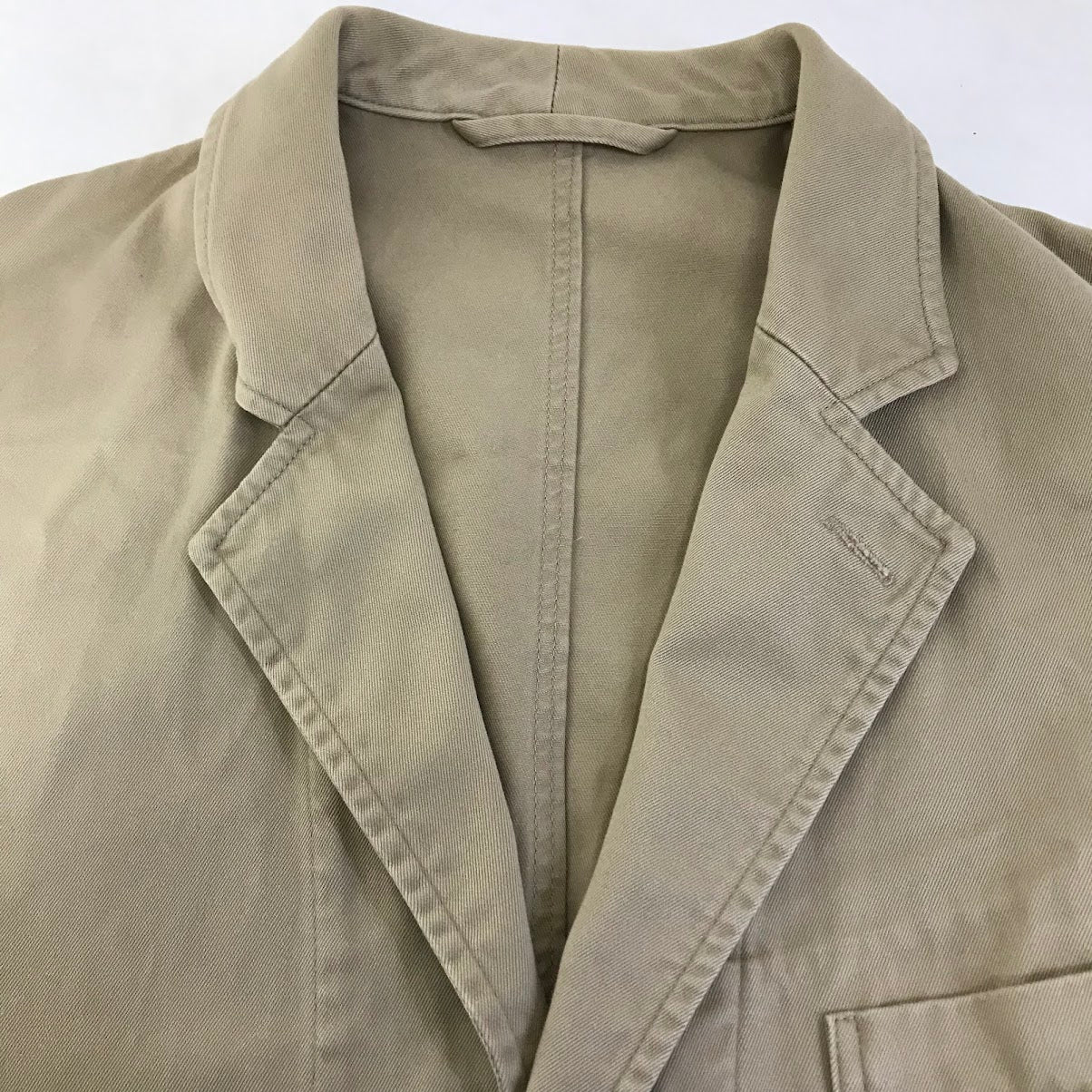 Graphpaper | グラフペーパー Suvin Chino Oversized Jacket テーラードジャケット GM223-20143B ベージュ【倉吉店】