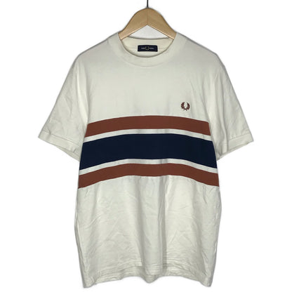 FRED PERRY | フレッドペリー パネルドTシャツ 半袖Ｔシャツ M9860 ホワイト系 サイズ：L【倉吉店】