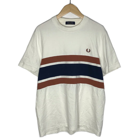 FRED PERRY | フレッドペリー パネルドTシャツ 半袖Ｔシャツ M9860 ホワイト系 サイズ：L【倉吉店】