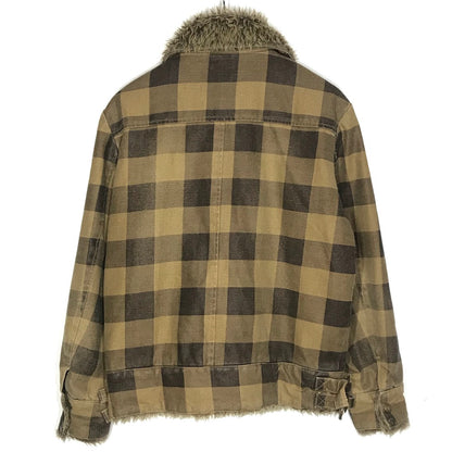 WOOLRICH | ウールリッチ チェック柄 ブルゾン ブラウン サイズ：M【倉吉店】
