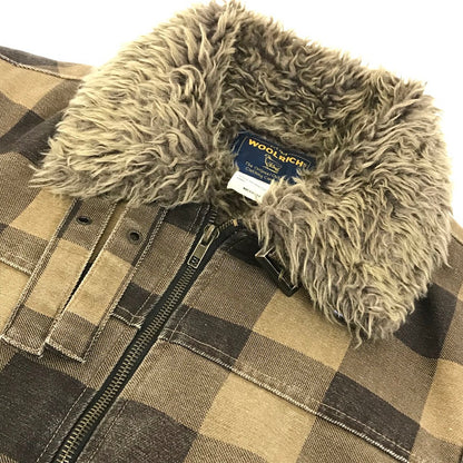 WOOLRICH | ウールリッチ チェック柄 ブルゾン ブラウン サイズ：M【倉吉店】