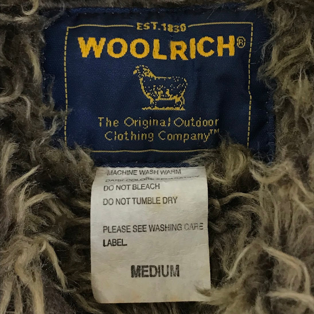 WOOLRICH | ウールリッチ チェック柄 ブルゾン ブラウン サイズ：M【倉吉店】