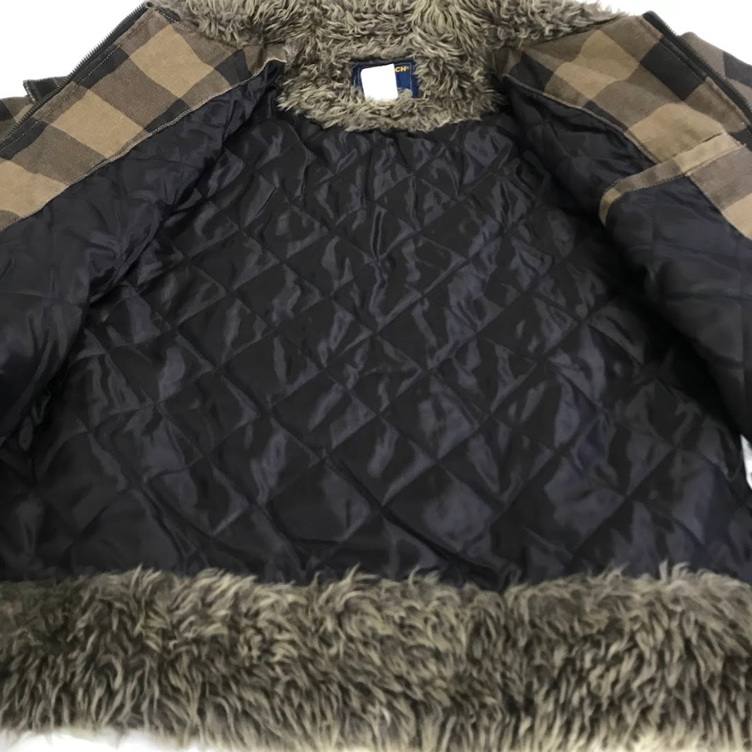 WOOLRICH | ウールリッチ チェック柄 ブルゾン ブラウン サイズ：M【倉吉店】