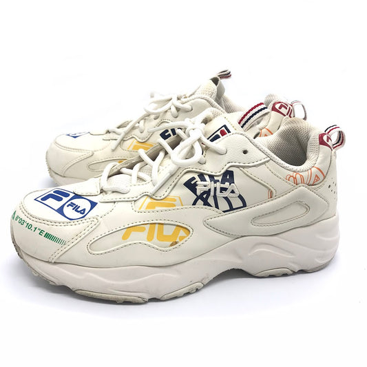 FILA | フィラ RAY TRACER GRAPHIC スニーカー 1RM01347-166 クリーム 24.5cm【倉吉店】