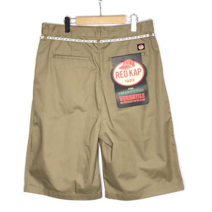 RED KAP | レッドキャップ TUCK WIDE BAGGY SHORTS タックワイドバギーショーツ ハーフパンツ ショートパンツ 261-1480 ベージュ サイズ：L【倉吉店】