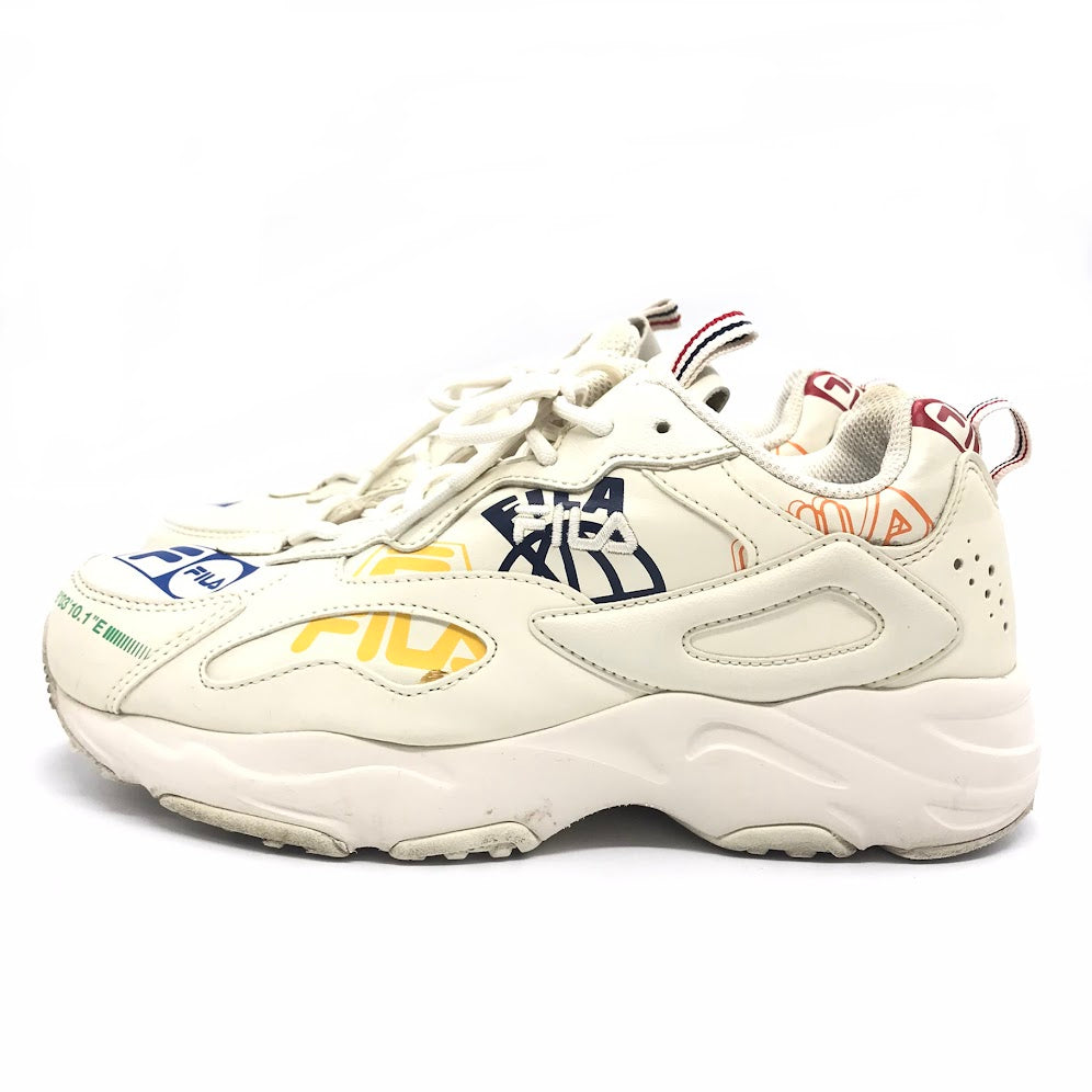 FILA | フィラ RAY TRACER GRAPHIC スニーカー 1RM01347-166 クリーム 24.5cm【倉吉店】