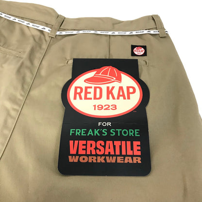 RED KAP | レッドキャップ TUCK WIDE BAGGY SHORTS タックワイドバギーショーツ ハーフパンツ ショートパンツ 261-1480 ベージュ サイズ：L【倉吉店】