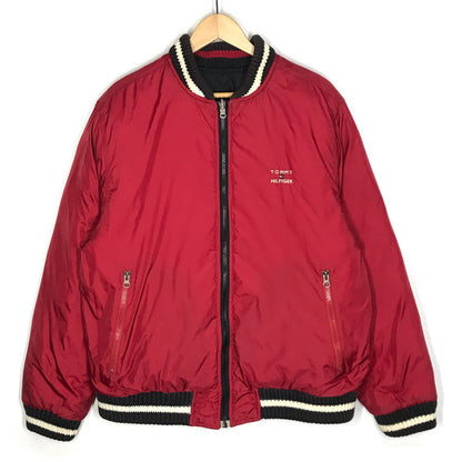 TOMMY HILFIGER | トミーヒルフィガー リバーシブルダウンジャケット ダウンジャケット ブラック×レッド サイズ：L【倉吉店】