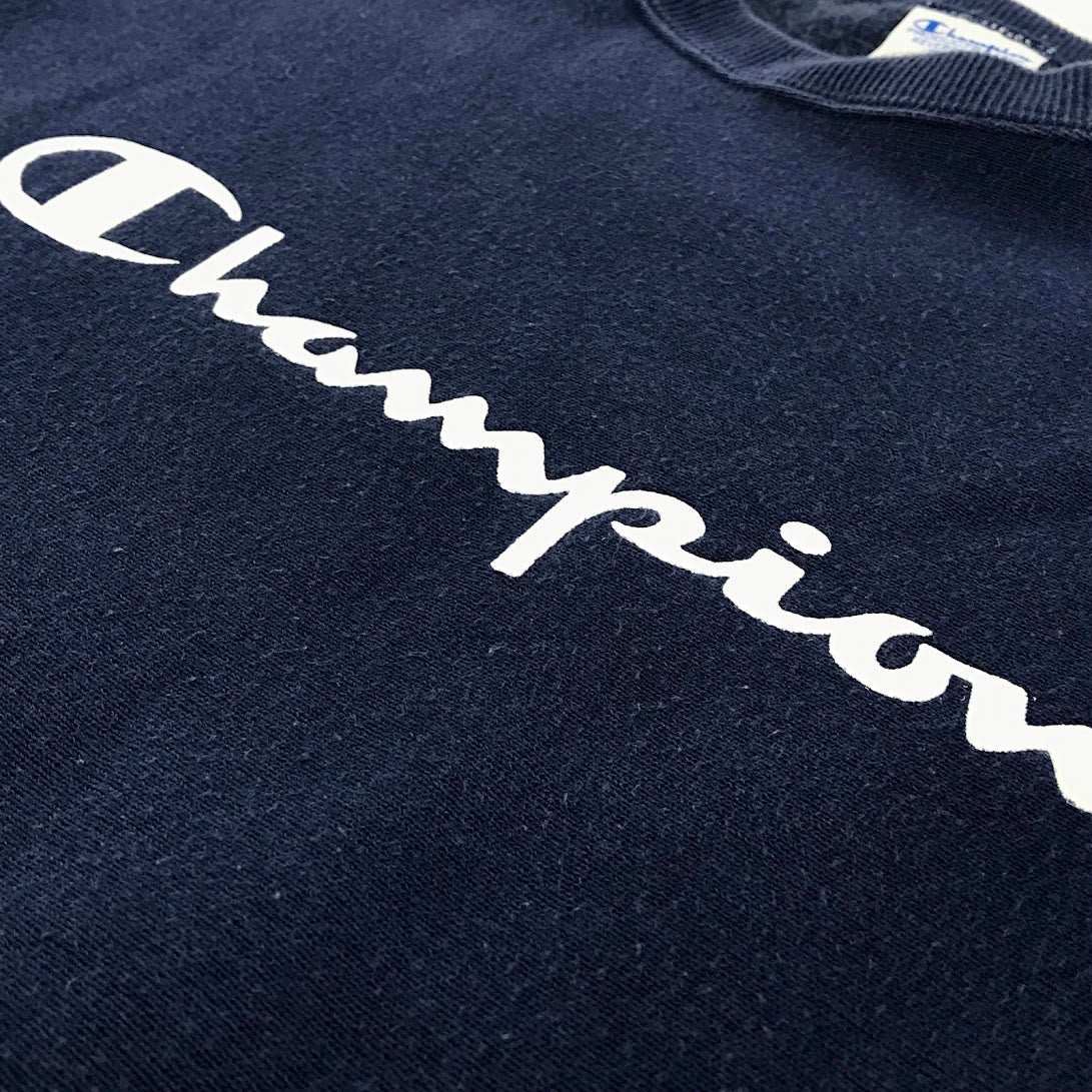 Champion | チャンピオン ×EMODA(エモダ) 青タグ スウェット CW-E023 ネイビー サイズ：S【倉吉店】