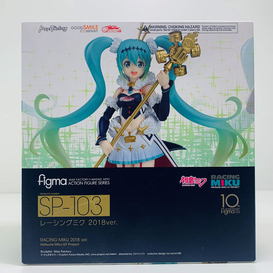 【中古】 figmaレーシングミク2018Ver.「キャラクター・ボーカル・シリーズ01初音ミク」【フィギュア】【飾磨店】
