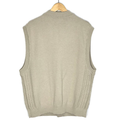 YASHIKI｜ヤシキ Shiraiki Vest 白息ベスト ニットベスト ベスト YSK-23AW-KN08 ベージュ サイズ：2【倉吉店】