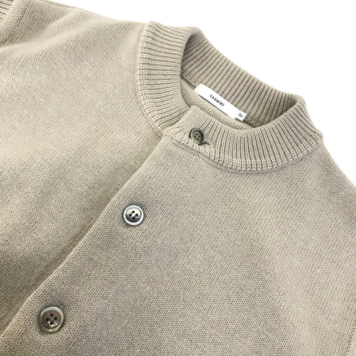 YASHIKI｜ヤシキ Shiraiki Vest 白息ベスト ニットベスト ベスト YSK-23AW-KN08 ベージュ サイズ：2【倉吉店】