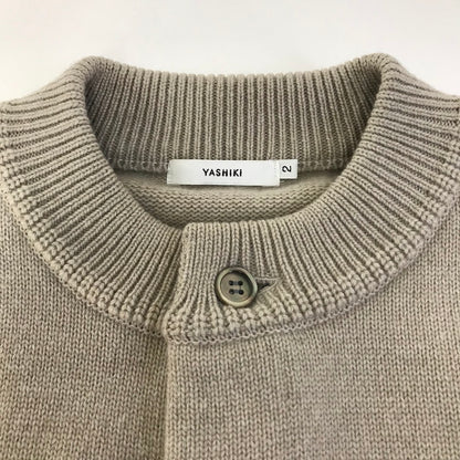 YASHIKI｜ヤシキ Shiraiki Vest 白息ベスト ニットベスト ベスト YSK-23AW-KN08 ベージュ サイズ：2【倉吉店】