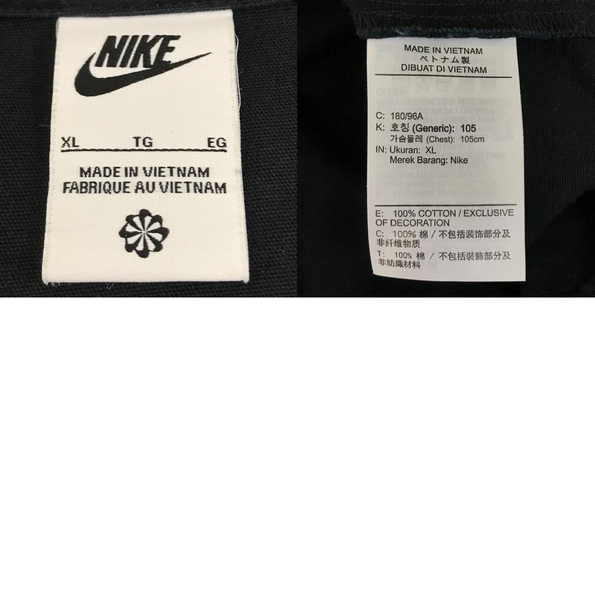 NIKE | ナイキ ウィンドランナーキャンバスジャケット その他アウター FZ4727-010 ブラック サイズ：XL【倉吉店】
