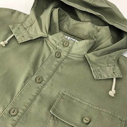 BARNS OUTFITTERS | バーンズアウトフィッターズ SEAFARER HOOD JKT デッキジャケット その他アウター BH251001 カーキ サイズ：XL【倉吉店】
