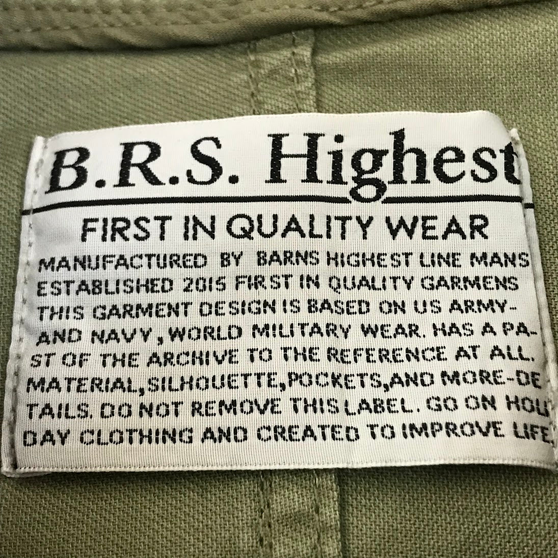 BARNS OUTFITTERS | バーンズアウトフィッターズ SEAFARER HOOD JKT デッキジャケット その他アウター BH251001 カーキ サイズ：XL【倉吉店】