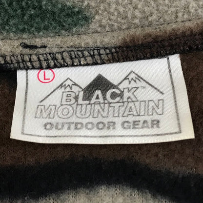BLACK MOUNTAIN｜ブラックマウンテン フリースジャケット ブルゾン カモ サイズ：L【倉吉店】
