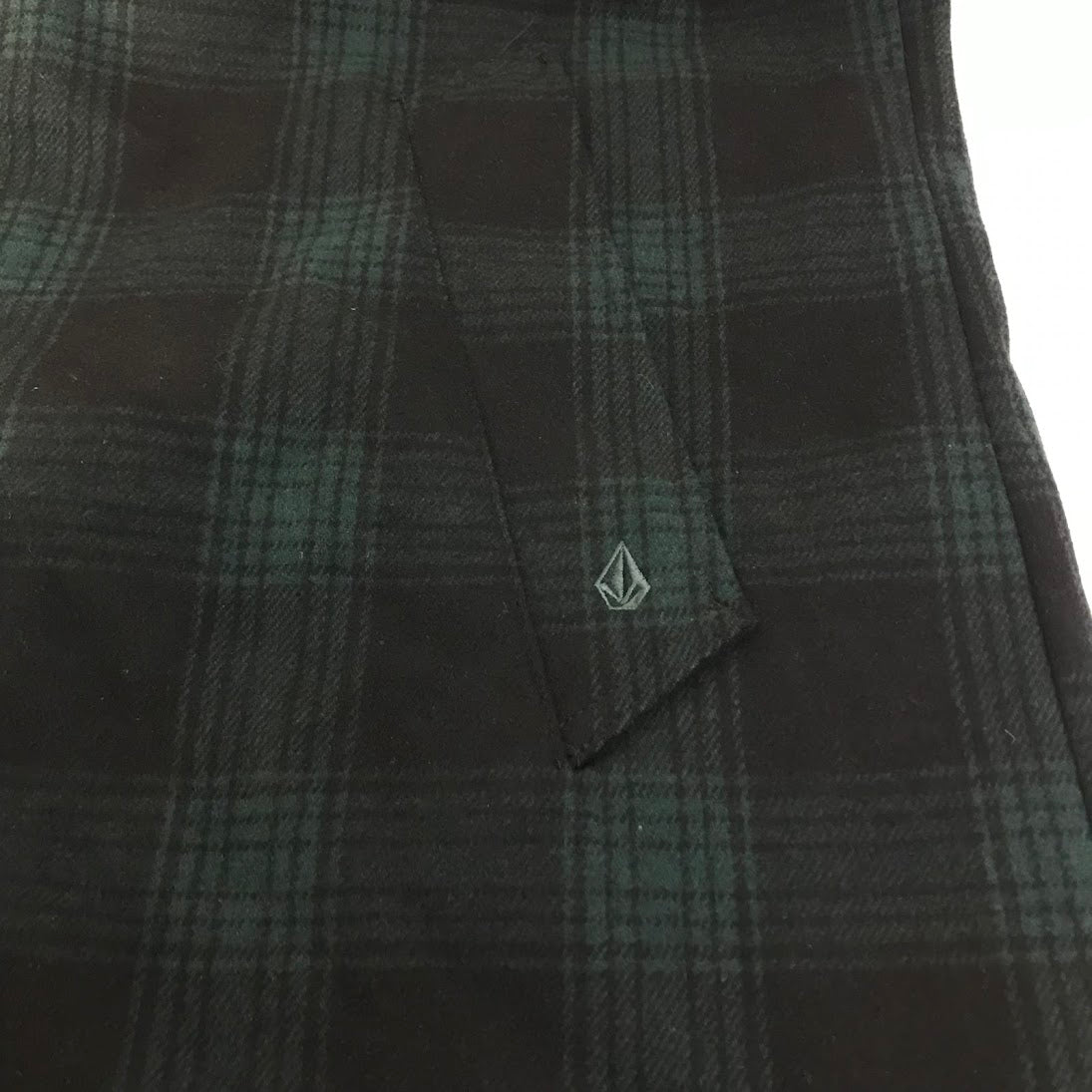 VOLCOM | ボルコム チェック柄 ステンカラーコート グリーン×ブラック サイズ：L【倉吉店】