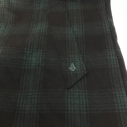 VOLCOM | ボルコム チェック柄 ステンカラーコート グリーン×ブラック サイズ：L【倉吉店】
