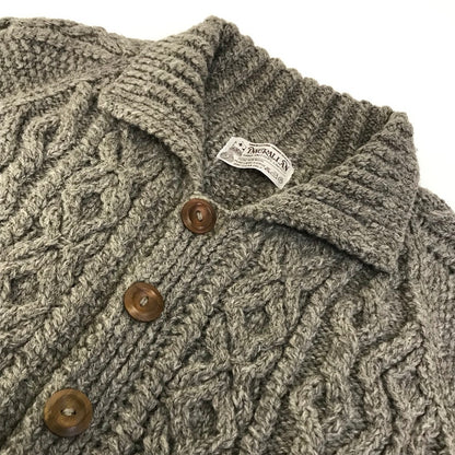 INVERALLAN | インバーアラン ケーブル編みカーディガン セーター グレー【倉吉店】