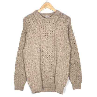 INVERALLAN | インバーアラン ケーブル編み セーター ベージュ サイズ：M【倉吉店】