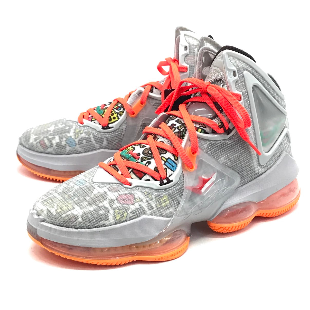 NIKE | ナイキ LEBRON 19 'FAST FOOD' レブロン19 スニーカー DC9339-001 グレー 27.5cm【倉吉店】