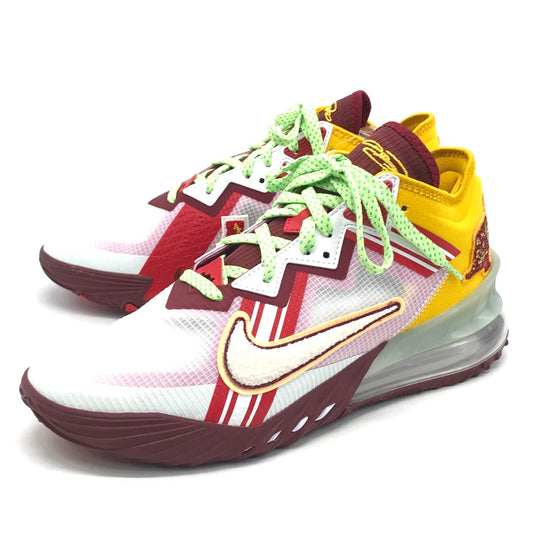 NIKE | ナイキ × MIMI PALNGE(ミミ プランジュ) LEBRON 18 LOW 'HIGHER LEARNING' スニーカー CV7562-102 ホワイト/チーム レッド 27.5cm【倉吉店】