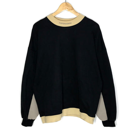 WIND AND SEA | ウィンダンシーウインダンシー SWEAT SHIRTS ネックロゴ刺繍 スウェット WDS-20A-TPS-02 ブラック サイズ：M【倉吉店】