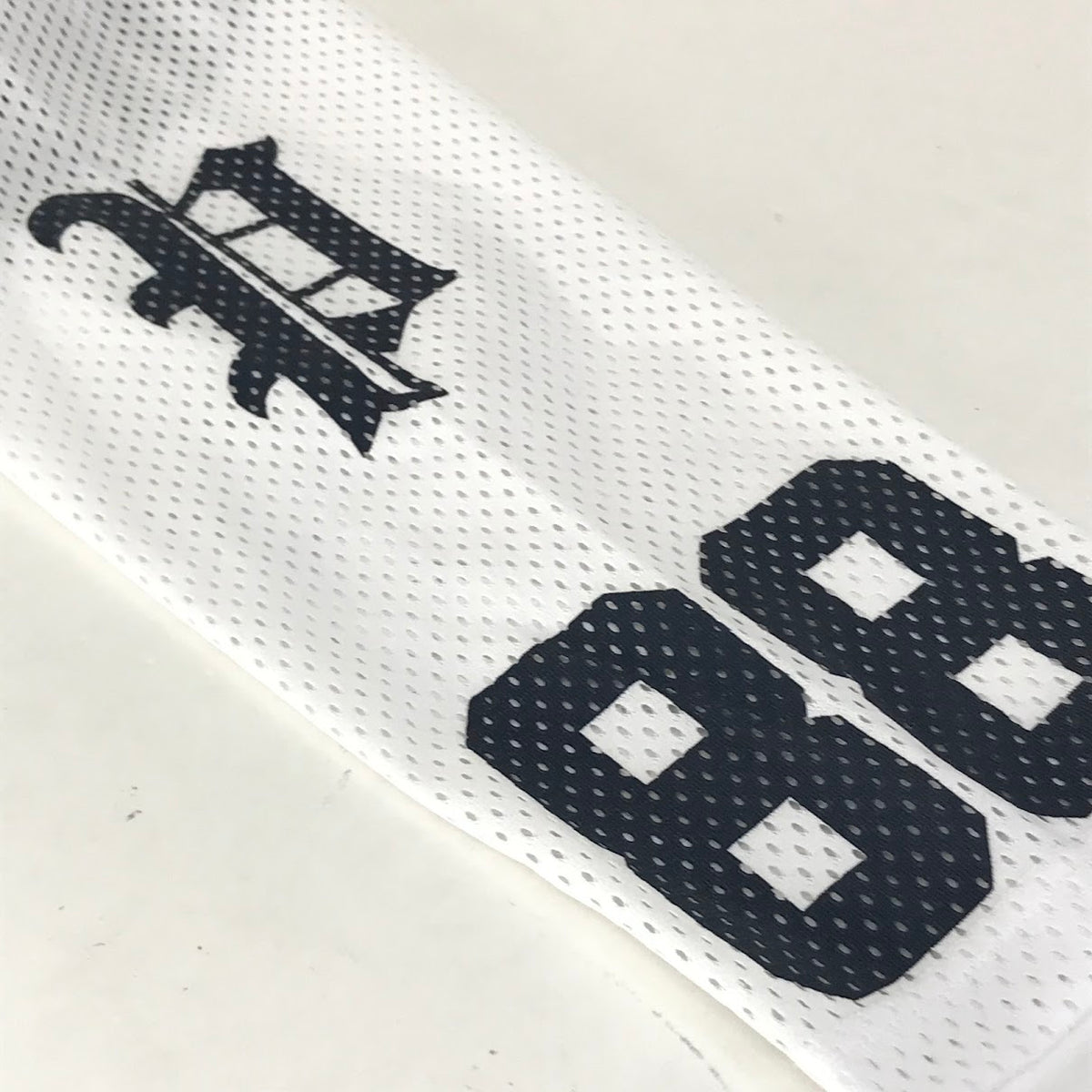 PHENOMENON | フェノメノン MESH SLV BORDER TEE メッシュスリーブ7分丈ボーダーT カットソー グレー サイズ：M【倉吉店】