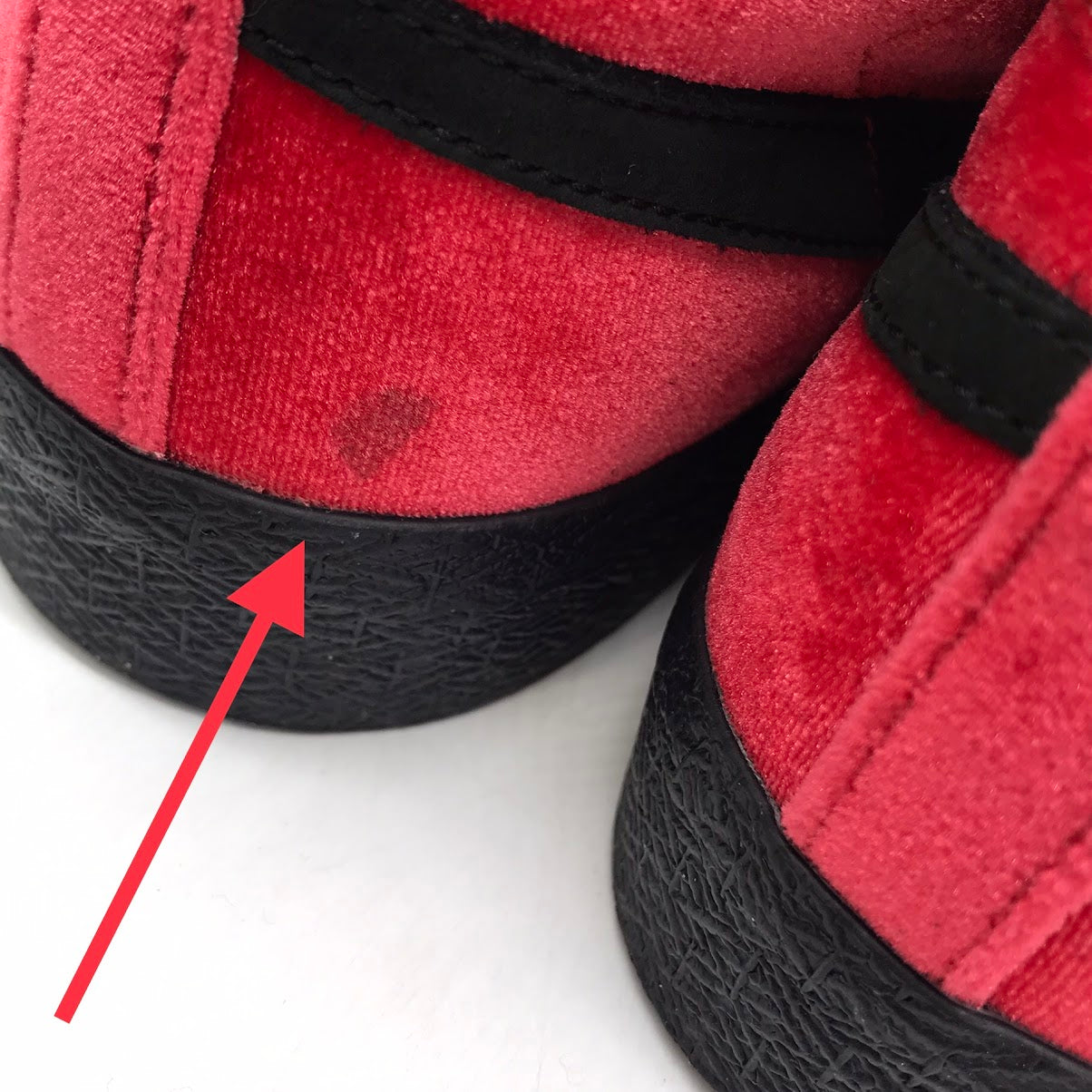 NIKE | ナイキ ×KEVIN BRADLEY(ケヴィン・ブラッドリー) SB ZOOM BLAZER MID ISO スニーカー CD2569-600 レッド 26.5cm【倉吉店】