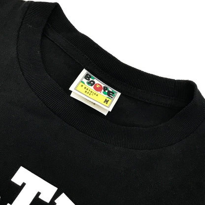 A BATHING APE | アベイシングエイプ COLOR CAMO COLLEGE TEE 半袖Ｔシャツ 001TEM30109M ブラック サイズ：M【倉吉店】