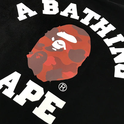 A BATHING APE | アベイシングエイプ COLOR CAMO COLLEGE TEE 半袖Ｔシャツ 001TEM30109M ブラック サイズ：M【倉吉店】