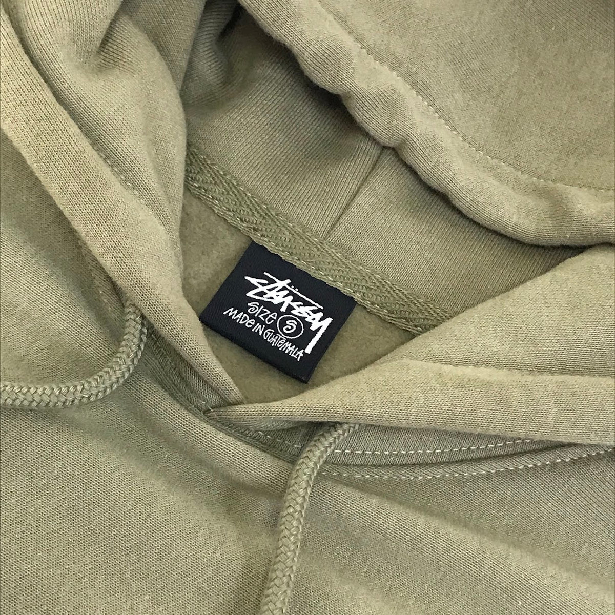 STUSSY | ステューシー DOUBLE STRIPE EMBROIDERED プルオーバーパーカー パーカー 118594 カーキ サイズ：S【倉吉店】
