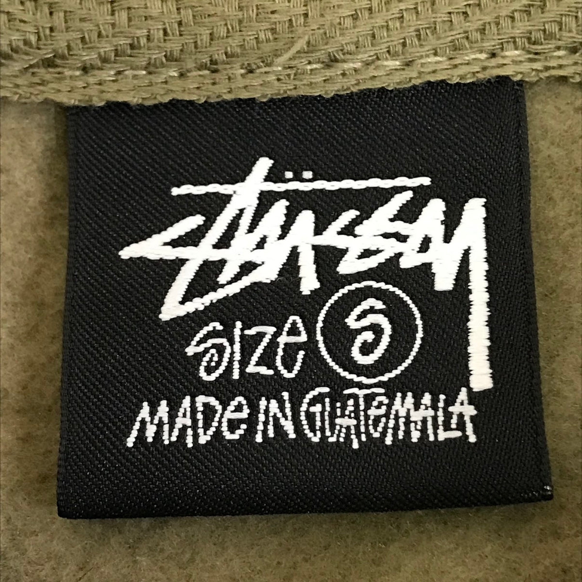 STUSSY | ステューシー DOUBLE STRIPE EMBROIDERED プルオーバーパーカー パーカー 118594 カーキ サイズ：S【倉吉店】