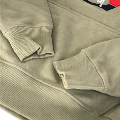 STUSSY | ステューシー DOUBLE STRIPE EMBROIDERED プルオーバーパーカー パーカー 118594 カーキ サイズ：S【倉吉店】