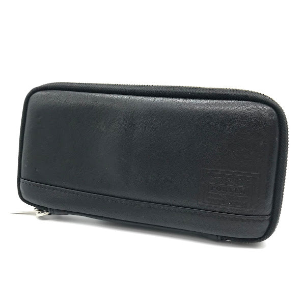 PORTER | ポーター DELIGHT(ディライト) LONG WALLET ラウンドファスナー長財布 長財布 145-03291 ブラック【倉吉店】