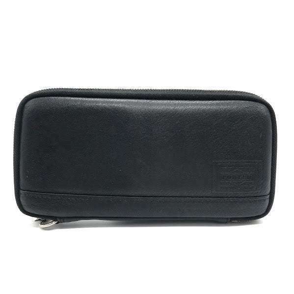 PORTER | ポーター DELIGHT(ディライト) LONG WALLET ラウンドファスナー長財布 長財布 145-03291 ブラック【倉吉店】