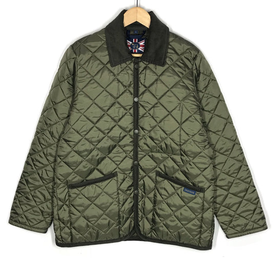 LAVENHAM | ラベンハム RAYDON MENS キルティングジャケット 中綿ジャケット SLJ1053 カーキグリーン サイズ：S【倉吉店】