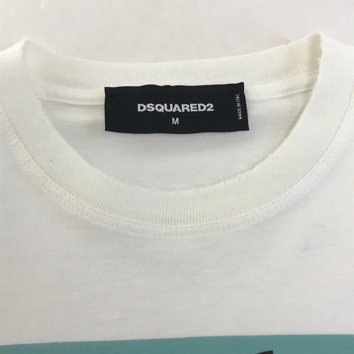 DSQUARED2 | ディースクエアード 15SS バスキアプリント 半袖Ｔシャツ S74GC0977 S22427 ホワイト サイズ：M【倉吉店】【代金引換不可・日時指定不可】【ポスト投函】
