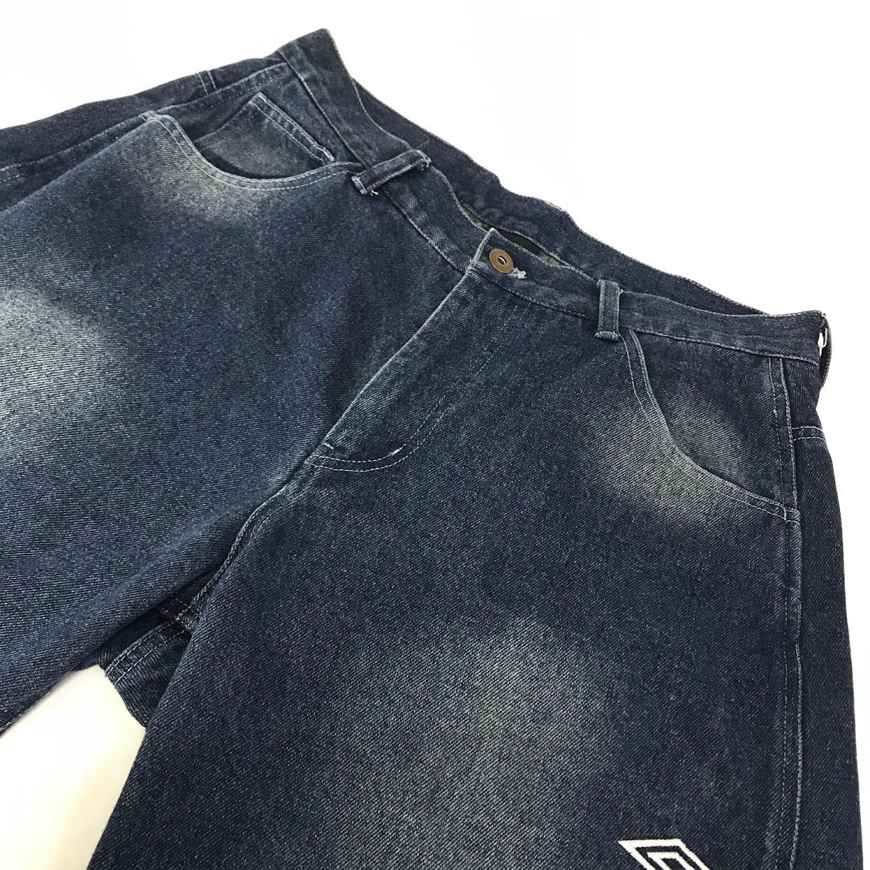 UMBRO | アンブロ × younger song(ヤンガーソング) wide jorts デニムハーフパンツ デニムパンツ YS1467 ブルー サイズ：M【倉吉店】