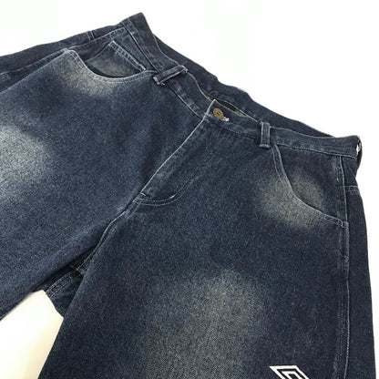 UMBRO | アンブロ × younger song(ヤンガーソング) wide jorts デニムハーフパンツ デニムパンツ YS1467 ブルー サイズ：M【倉吉店】