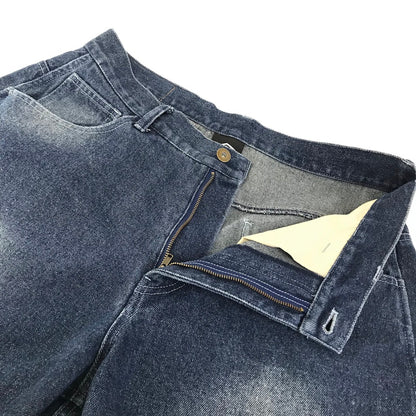 UMBRO | アンブロ × younger song(ヤンガーソング) wide jorts デニムハーフパンツ デニムパンツ YS1467 ブルー サイズ：M【倉吉店】