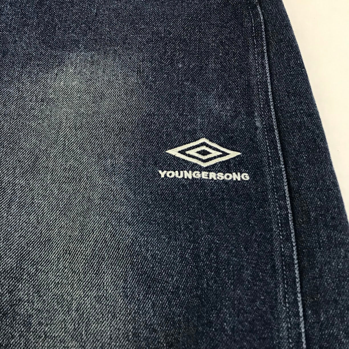 UMBRO | アンブロ × younger song(ヤンガーソング) wide jorts デニムハーフパンツ デニムパンツ YS1467 ブルー サイズ：M【倉吉店】